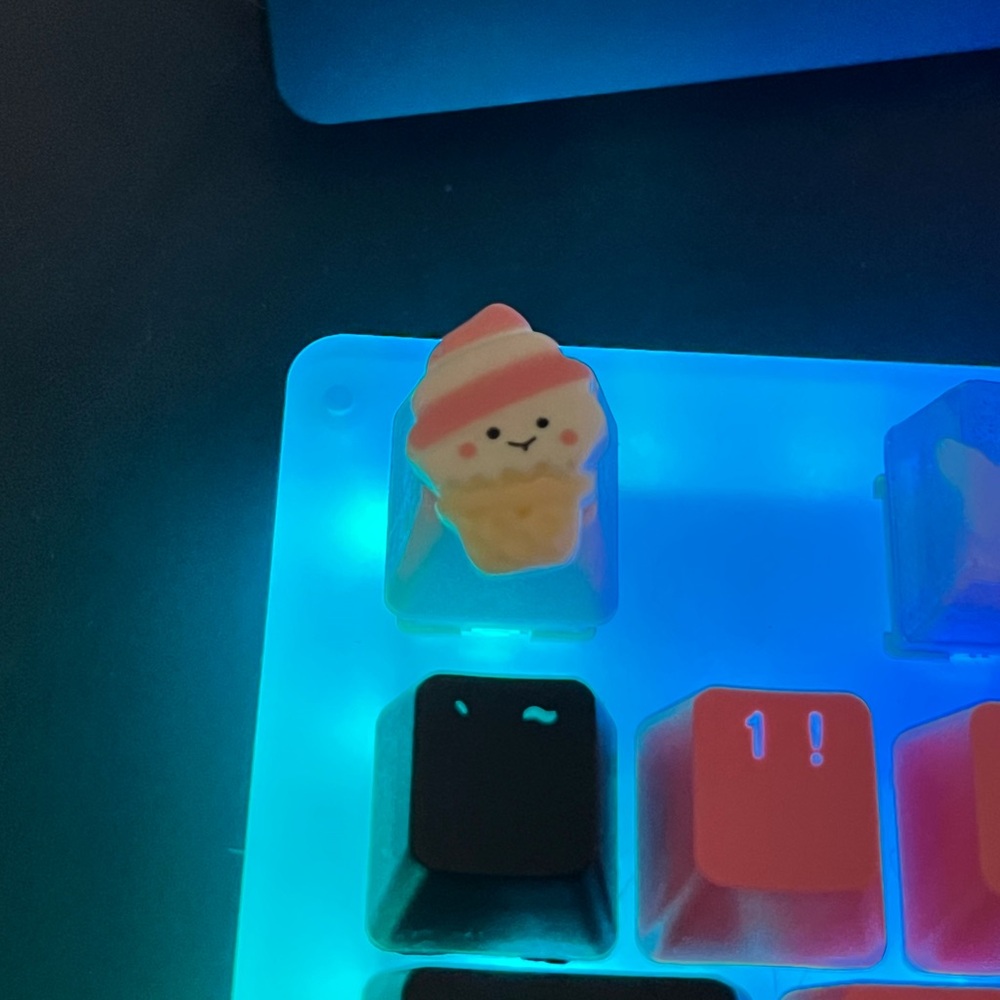 Cute Ice cream cone Kawaii Keycap for OEM switches